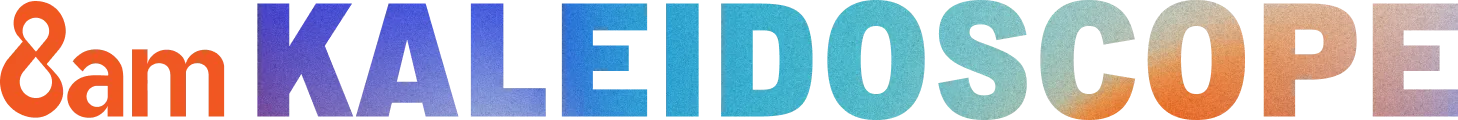 8am Kaleidoscope Logo
